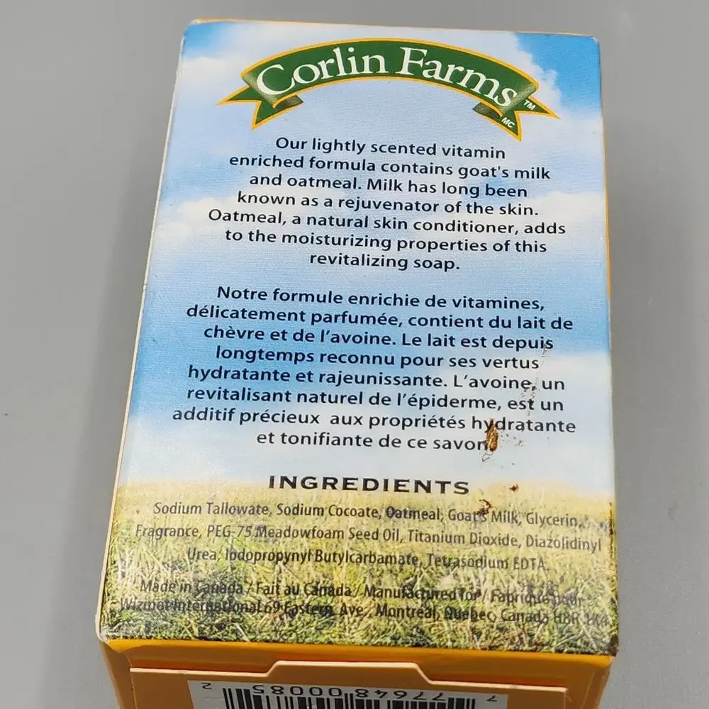 Corlin Farms Moisturizing Milk Soap Lot of 5 Assorted Scents New